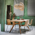 Studio teak rectangular table
