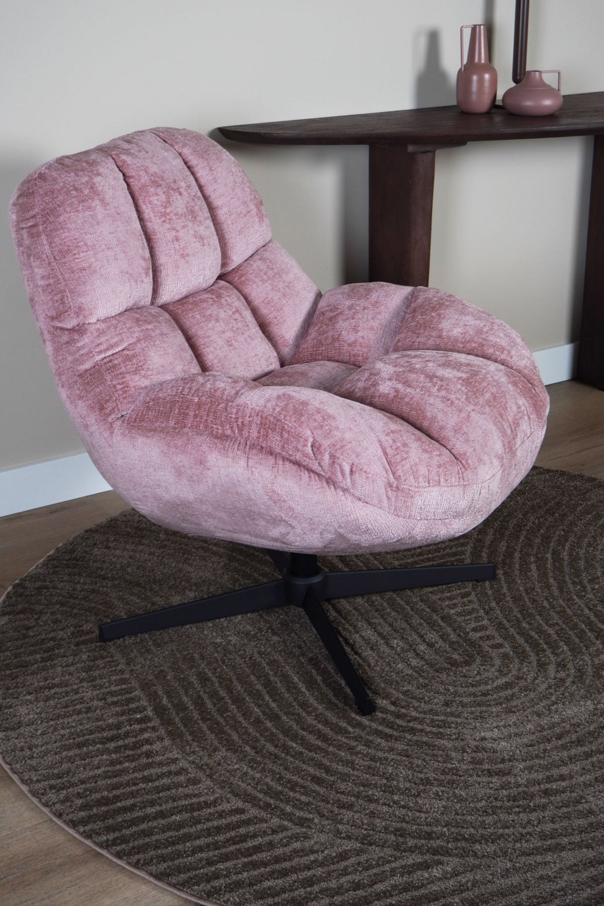 Fauteuil Charlie Pink