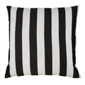 Lef grote streep buitenkussen donkergrijs 60x60cm