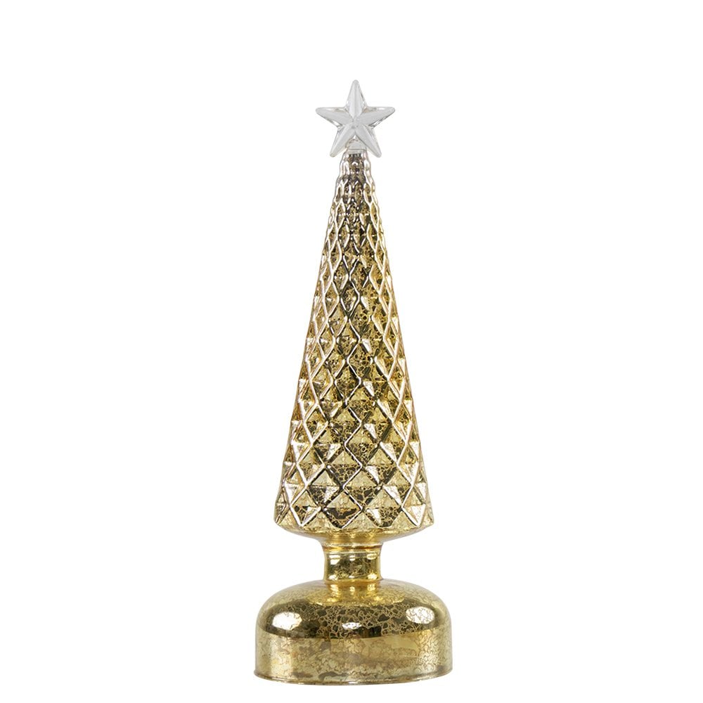 Led dennenboom goud 28cm*