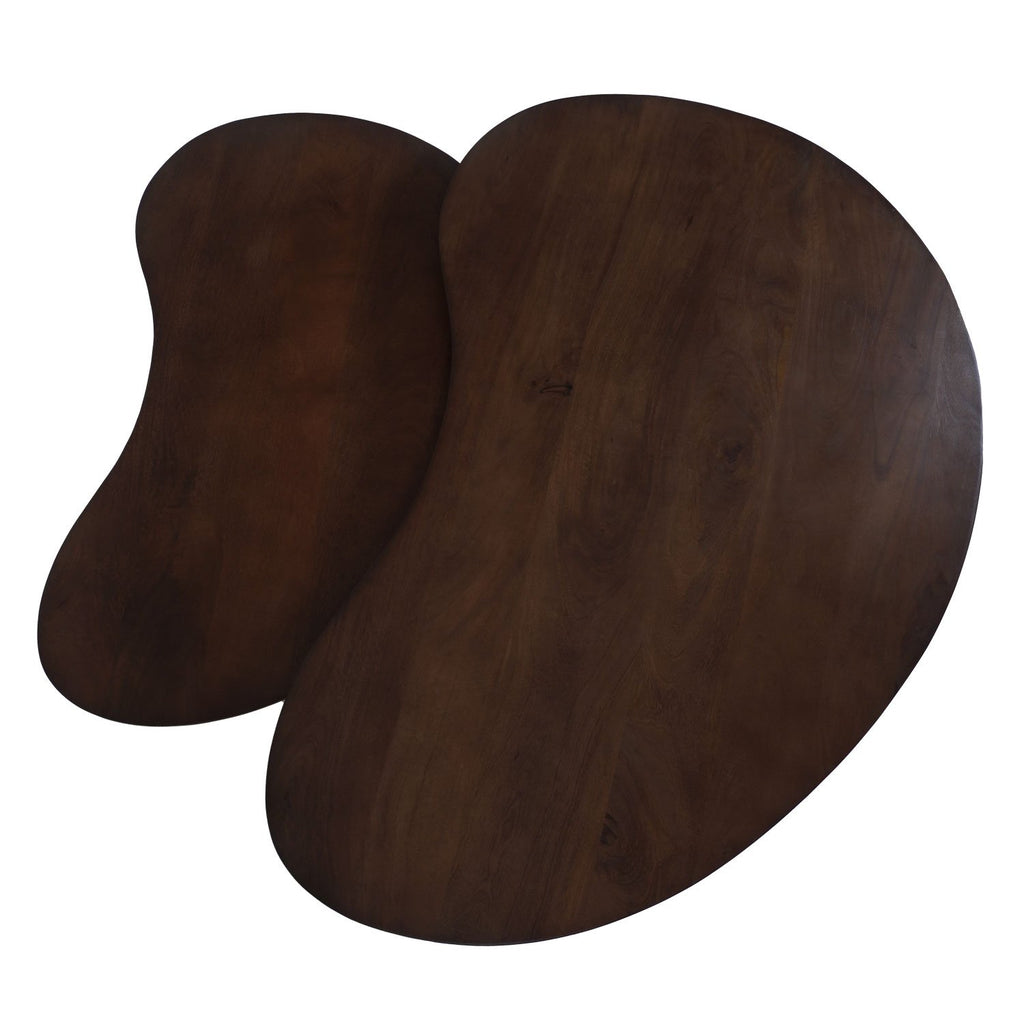 Salontafel Ludo Bruin - Organisch - Set van 2