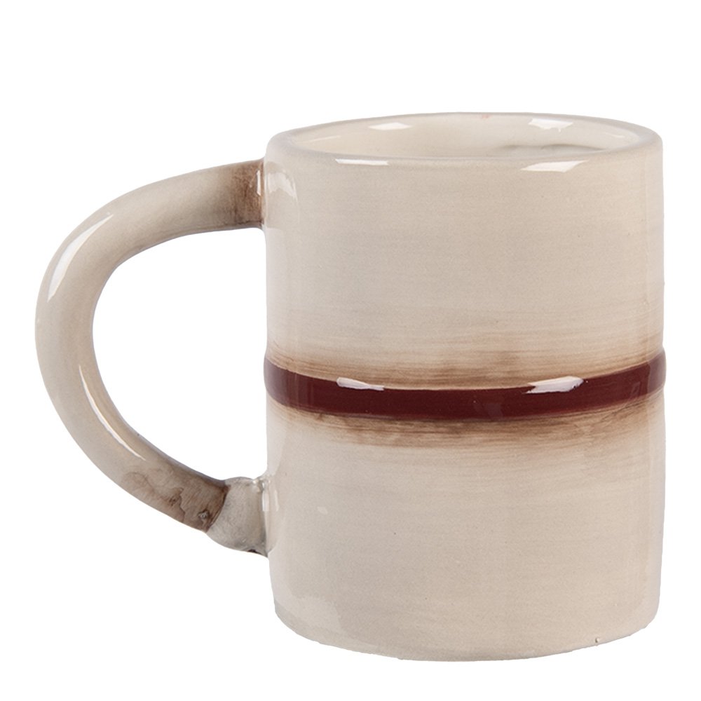 Mok Hert 250 ml / 250 ml Beige Keramiek Hert