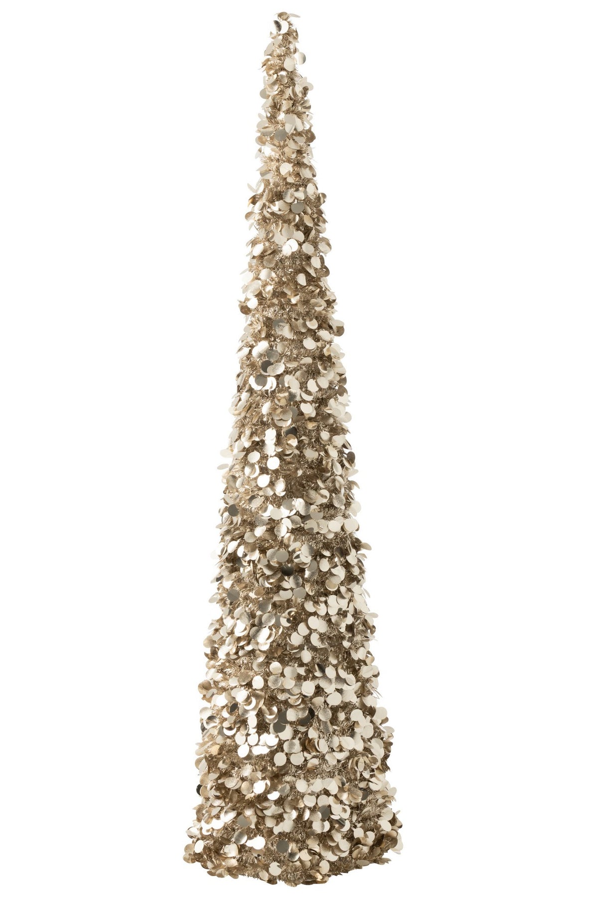 J-Line sprankelende boom - polystyreen - champagne - extra large