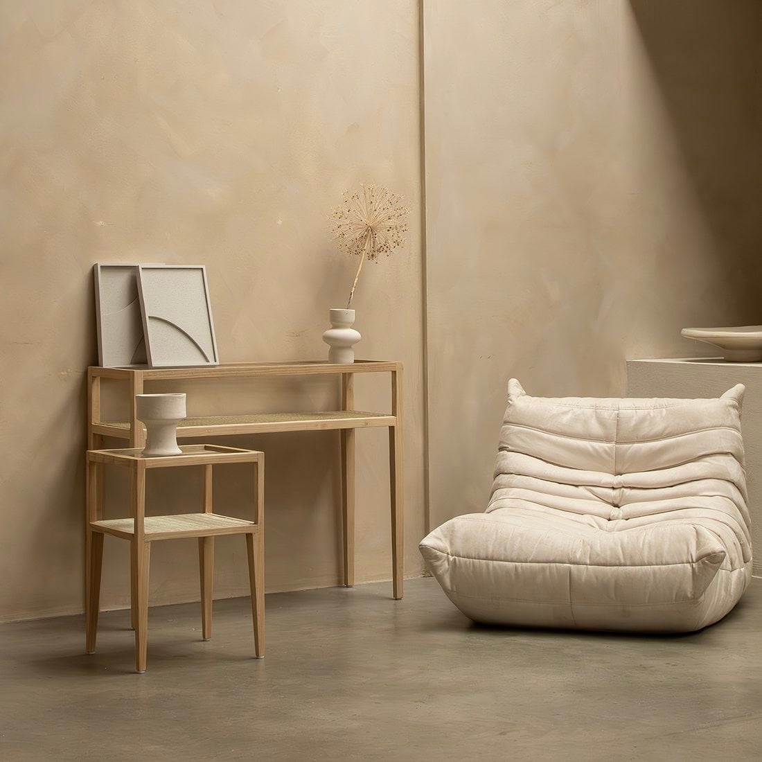 Scandi console/bijzettafel