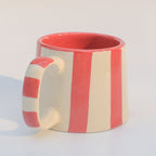 Mok | Keramiek Rode Streep | Rood