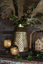 Decoratie Emmer Ø 29x38 cm Koperkleurig IJzer