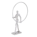 Ornament Zadiwin Zilver 34x9x54 cm