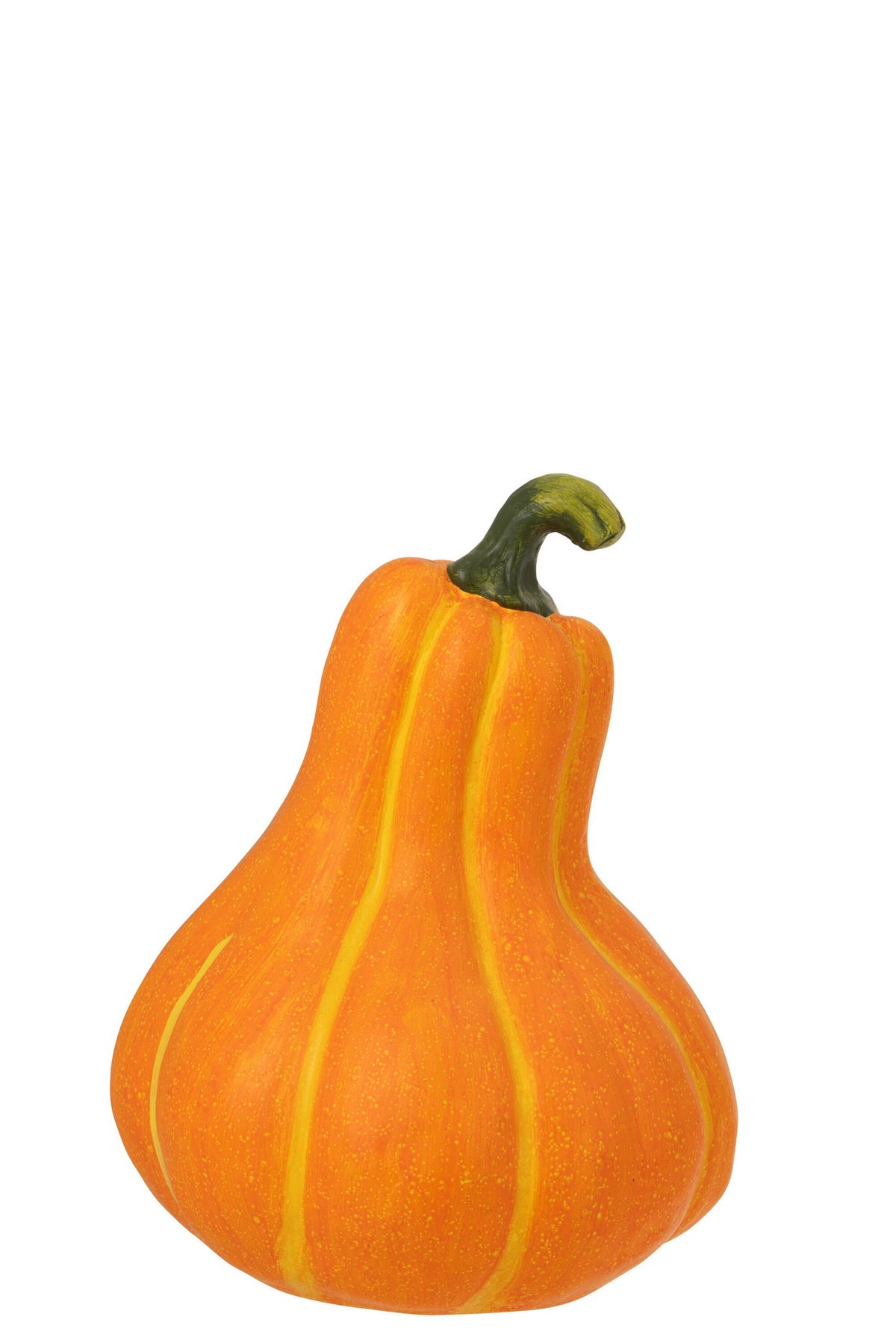 J-Line decoratie Pompoen - keramiek - oranje
