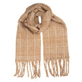 Wintersjaal Dames 50x210 cm Bruin Textiel