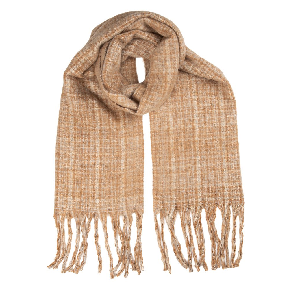 Wintersjaal Dames 50x210 cm Bruin Textiel
