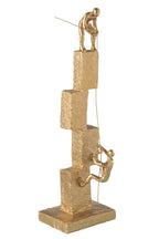J-Line decoratie Klimmen Modern - polyresin - goud