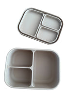 Siliconen broodtrommel – Teckel - Beige