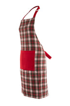 Schort Xmas - kerst - 75x80 cm, rood