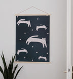 Katten en draden poster, eco-papier en verpakking
