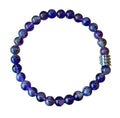 Dames armband Amethist 6 mm (19 cm) met 4 ringen kraal