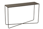 J-Line Console Rechthoek Kruis Frame Metaal Zwart