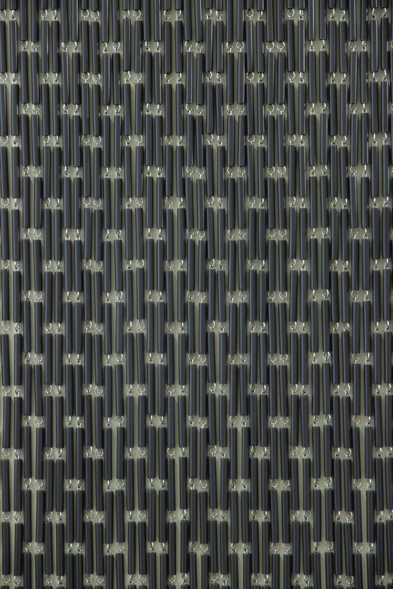 Vliegengordijn Verspringend antraciet 90x210 cm