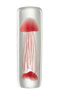 J-Line presse-papier Kwal cilinder - glas - rood