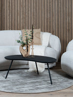 Vloerkleed Cos Taupe - Rond ø150 cm