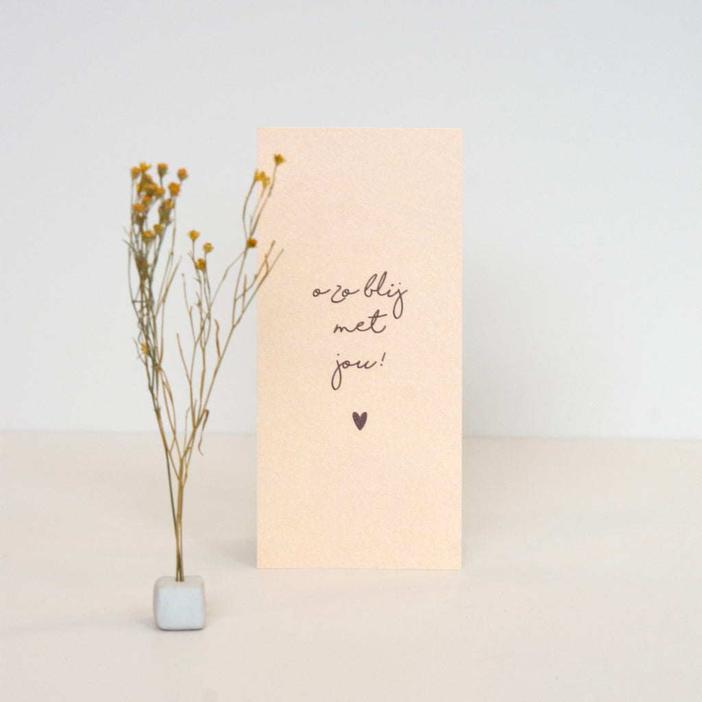 Little Box Dried Flower "O zo blij met jou"