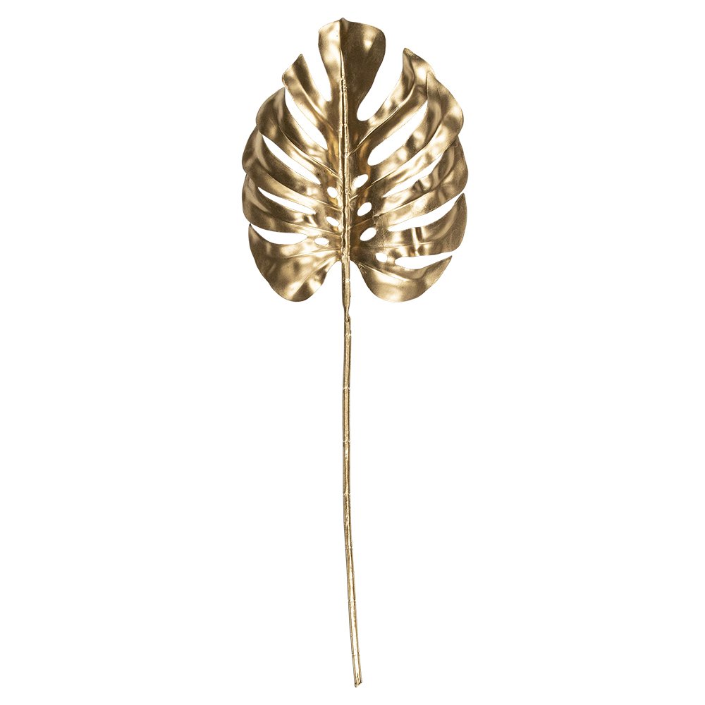 Siertak monstera goud champagne 70cm*