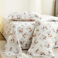 Laken King Size - Cloud Cotton 300 TC - Bloemenmotief (270x250cm)
