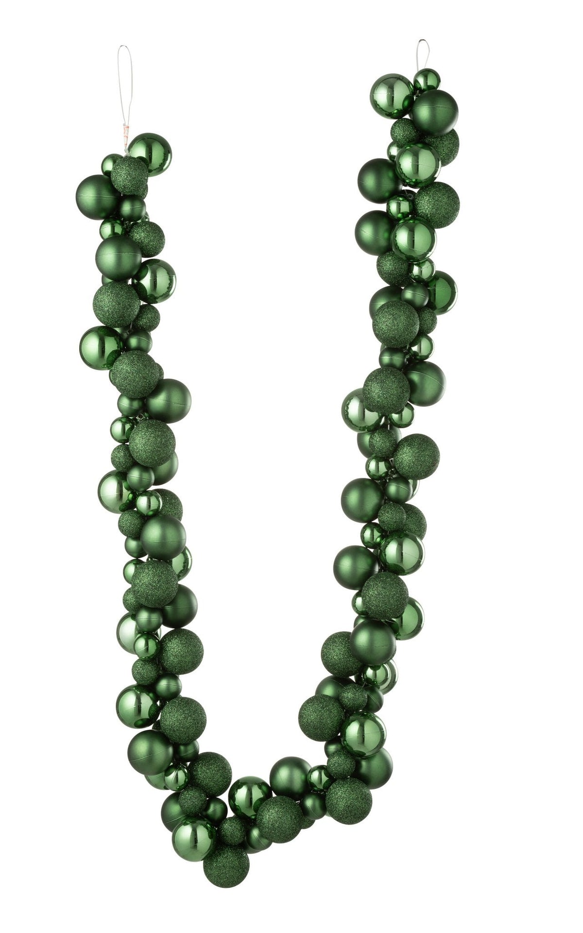 J-Line slinger Kerstbal - kunststof - groen