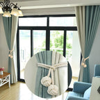 Decoratieve touwgordijnbinders – handgeweven katoen – 2st