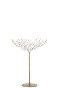 J-Line decoratie Boom - metaal - goud - medium
