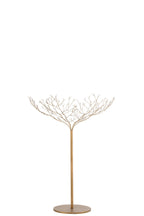 J-Line decoratie Boom - metaal - goud - medium