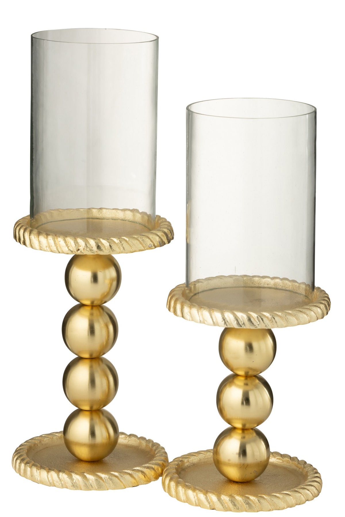 J-Line kaarshouder - aluminium - goud - L