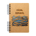 Duurzaam Houten Notitieboek – Komoni – Pause & Reflect - Gerecycled papier