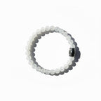 Dames armband witte Jade met basic kraal
