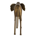 Beeld Olifant 50x16x50 cm Koperkleurig Metaal