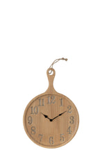 J-Line klok Plan Den - naturel - small - Ø 40 cm