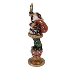 Kerstdecoratie Beeld Kerstman 15x13x39 cm Rood Kunststof