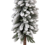 Mini Kunstkerstboom Ø 10x60 cm Groen Hout