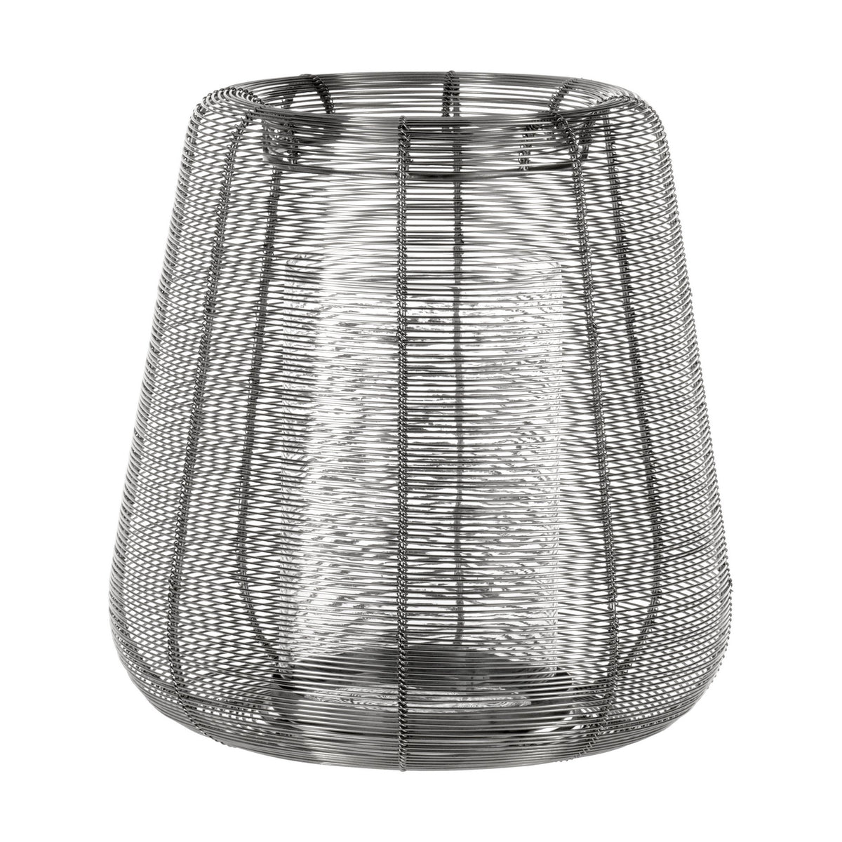 Windlicht Hagony Zilver 28x29 cm
