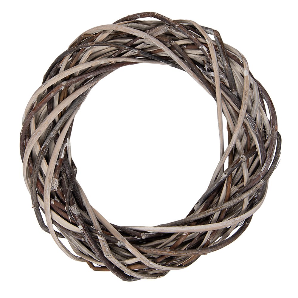 Krans Ø 10x2 cm Bruin Rotan