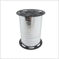 Krullint – metallic - zilver - 7 mm x 250 meter