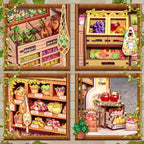Cutebee, 3D DIY huisje, The Green Grocery, CWGC213, 16,2x15,8x20,6cm