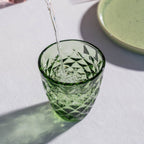 Glas 27cl groen Prisma - Set van 4