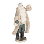 Kerstdecoratie Beeld Kerstman 20x15x42 cm Beige Kunststof