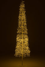 J-Line decoratie Boom - warm witte - ijzer - wit - extra L - LED