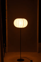 J-Line Staanlamp Lantaarn Metaal/Textiel Wit Small