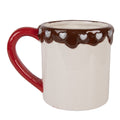 Mok 375 ml Wit Keramiek Kerstman