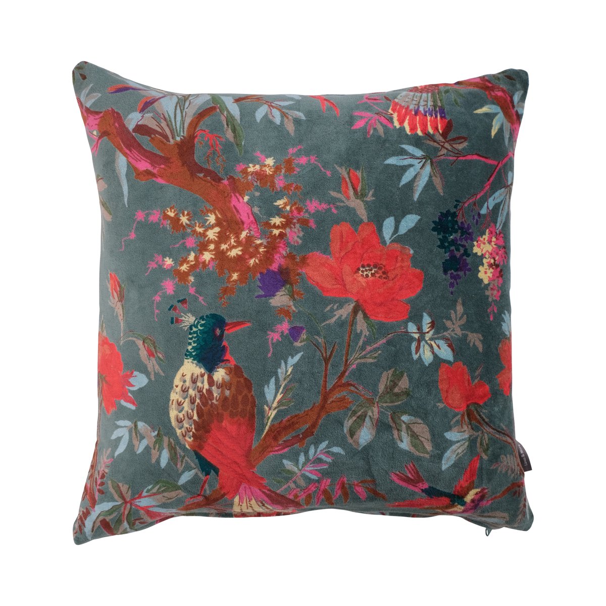 Paradise kussen blauw groen 60x60cm