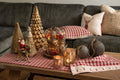 Kerstbal Ø 5 cm Bruin Glas Kerstdecoratie