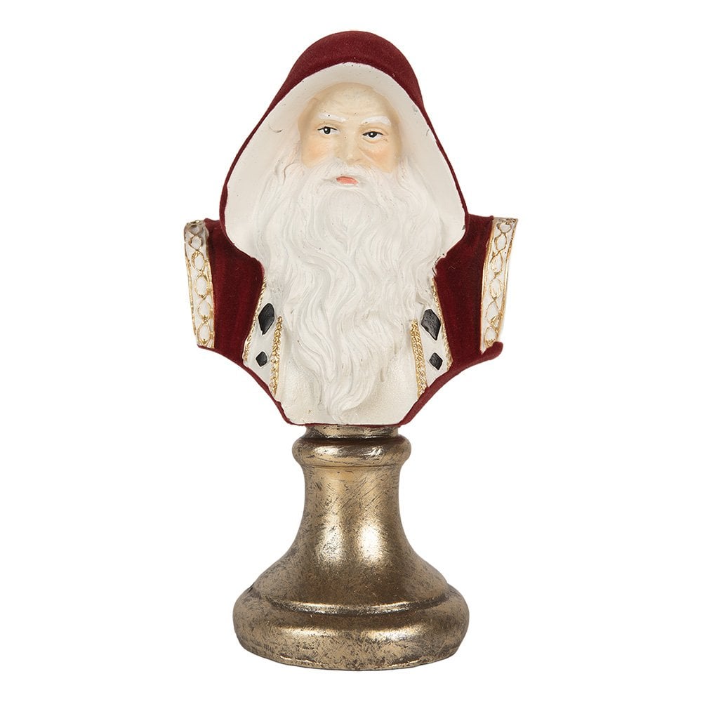 Kerstdecoratie Beeld Kerstman 9x7x15 cm Rood Kunststof