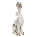 Beeld Konijn 47 cm Beige Polyresin Paasdecoratie
